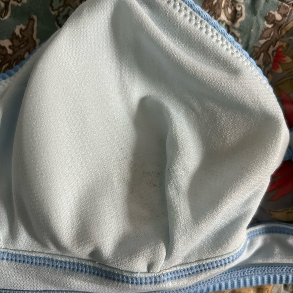 Blue Ribbed Bikini Set Cupshe - Picture 3 of 3